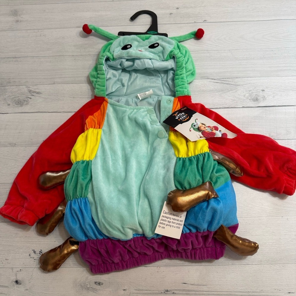 Target Hyde and eek rainbow‎ caterpillar baby costume 12-18 months NEW
